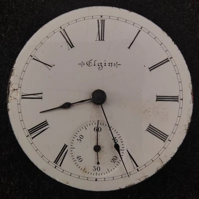 Elgin Natl. Watch Co. Model 5  7 Jewel 18s 1900 Stem Set Movement FOR PARTS - Image 1 of 4