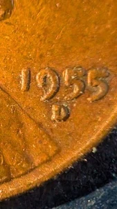 1955 D D/D DDO -,1-0-IV-VIII FS 101 (21,93) L Doubled Die Obverse Penny DDO RPM - Picture 1 of 10