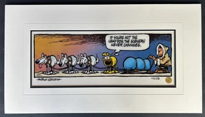 Mike Peters "LEAD DOG SCENERY" Grimmy, handbemalt Cel, LE #42/50, signiert 1992 - Bild 1 von 4