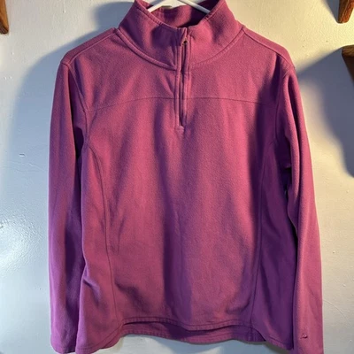 Mujer Diseño Alpino Rosa 1/4 Cremallera Vellón, Talla L S071 Foto 1 de 4