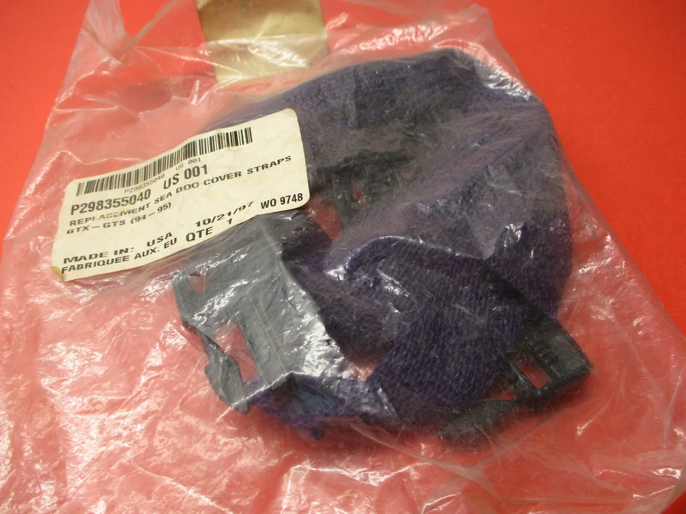 NOS OEM ORIGINAL NEW SEA-DOO COVER STRAP PURPLE 298355040 - Изображение 1 из 1