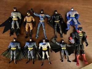 Lot of 10 Batman action figures - different years and eras - Picture 1 of 10