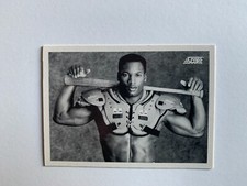 Bo Jackson baseball football Score card #697