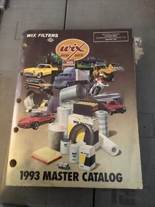 Catálogo maestro de piezas de filtros Wix 1993 - Imagen 1 de 4