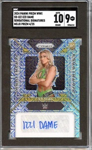2024 Prizm WWE Izzi Dame ROOKIE AUTO MOJO /25 SGC 9 AUTO 10 - Picture 1 of 1