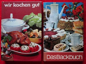 Das Backbuch + Wir Kochen gut DDR Verlag für die Frau (12) - Bild 1 von 17