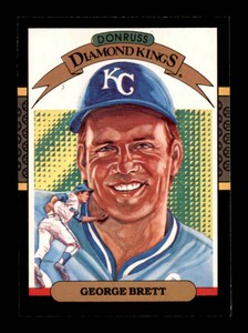 1987 Leaf #15 George Brett DK NM+ X2455957
