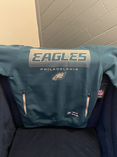VETEMENTS FELPA CON CAPPUCCIO PULLOVER PHILADELPHIA EAGLES UOMO PICCOLA ABBIGLIAMENTO SQUADRA NFL NUOVISSIMA!