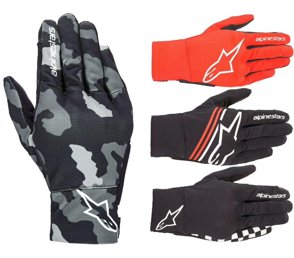 Alpinestars Reef Handschuhe Motorrad kurz leicht Protektoren luftig Stretch - Bild 1 von 1