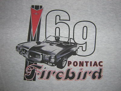 FIREBIRD T-SHIRT-1969 PONTIAC-TRANS AM Car Shirt 69~ - Image 1 of 2