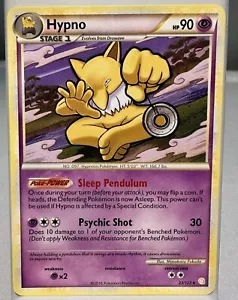 Pokémon TCG Hypno HeartGold & SoulSilver 23/123 Regular Rare Collectable Card - Picture 1 of 13
