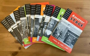 AMATEUR STAGE MAGAZINE COMPLETE YEAR 1959 - 11 ISSUES (JANUARY - NOVEMBER) - Picture 1 of 1