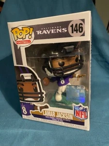 Funko Pop! Fútbol americano Lamar Jackson #146 Baltimore Ravens NFL - Imagen 1 de 7