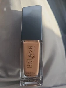 Believe Beauty Finish Foundation Pump Bottle color, Tawny - Picture 1 of 2