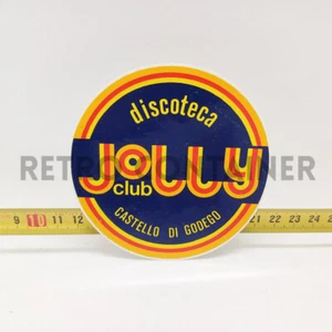 Adesivo Vintage Sticker Aufkleber 80's - Discoteca Jolly Castello di G. RIF. D1 - Picture 1 of 1