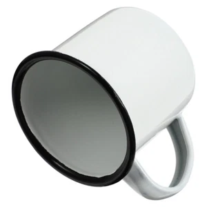 Tazza ceramica europea tazze campeggio smalto le tazzine metallo tazzine caffè latta - Foto 1 di 12