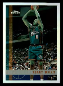 1997 Topps Chrome #82 Terry Mills Refractor - Bild 1 von 2