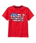 NWT Gymboree United States of Awesome Red White & Cute Flag Boys Shirt 12-18M