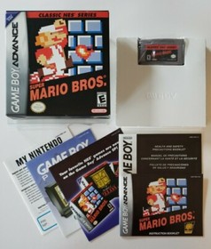 Super Mario Bros. Classic NES Series ( Game Boy Advance, 2004) CIB & Casing