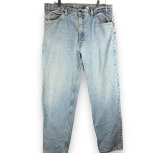 Vintage Levi's 550 Orange Tab Jeans Mens Size 38x30 Dad Fit Baggy Western USA - Picture 1 of 15