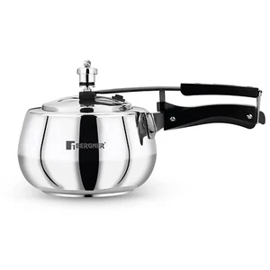 Bergner Aragon Pentola a Pressione in Acciaio Inox con Coperchio Interno, 5 Ltr - Spedizione Gratuita - Foto 1 di 4