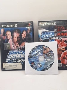 PS2 WWE SmackDown Here Comes the Pain, Raw 2007, Shut Your Mouth ***READ*** - Picture 1 of 18