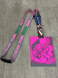 Roger Federer Signed 2023 F1 Paddock VIP Pass Miami GP Max Verstappen Ticket - Picture 1 of 4