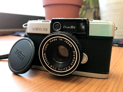 [tal cual] Cámara fotográfica Olympus Pen D2 35 mm medio marco Japón Foto 1 de 4