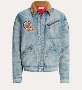 Polo Ralph Lauren Denim Trucker Jacket Blue Medium  - Picture 1 of 10