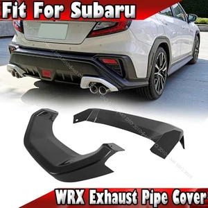 22-25 Fit For Subaru WRX VB 5th 4D Sedan Exhaust Pipe Cover Trim 2pcs Unpainted - Picture 1 of 7