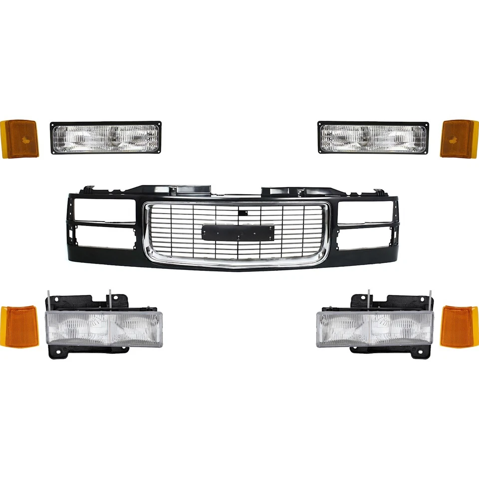 Grille Grill for Suburban GMC C1500 C2500 K1500 K2500 Yukon Truck C3500 K3500 - Image 1 of 4