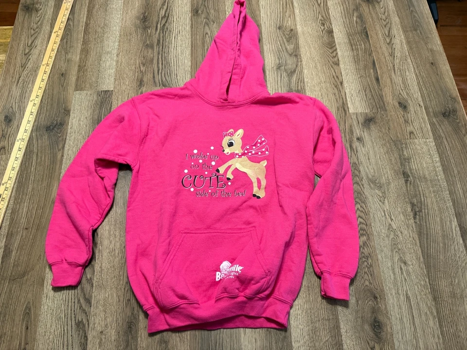 Sudadera Bentlyville Niñas Grande Rosa "Me desperté en el lado lindo de la cama" Foto 1 de 4