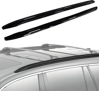 2 piezas se adapta a barras transversales de carga para riel lateral de techo Acura MDX 2014-2021 Foto 1 de 4