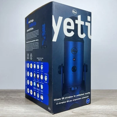 Yeti Micrófono USB Azul para Juegos, Streaming Logitech para Creadores | NUEVO Foto 1 de 4