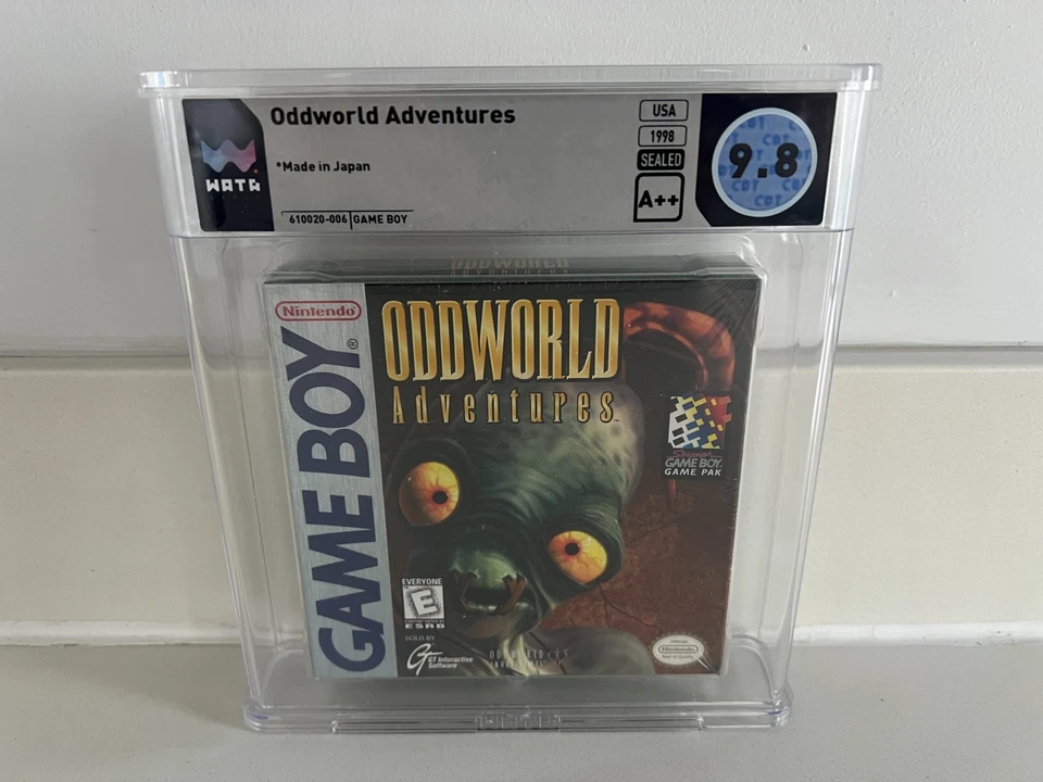Oddworld Adventures (Game Boy) WATA 9.8 A++ New Sealed Graded CGC VGA PSA 1st! - Image 1 of 4