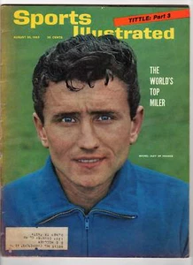 1965 Sports Illustrated magazine Michel Jazy of France, Running - Picture 1 of 1