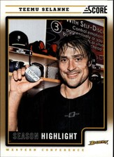 2012-13 (DUCKS) Score Gold Rush #18 Teemu Selanne SH