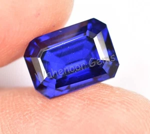 AAA+ 4.30 Ct Natural Arkansas Blue Benitoite Certified Rare Loose Gemstone - Picture 1 of 7