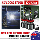 H11 Led Headlight Globes Kit Hi/Low Beam 220W 35000Lm 300% Brighter White Au
