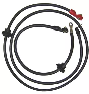 US MADE 1971 Corvette Battery Cable Set Side Terminals Side Post + Grommets C3 - Foto 1 di 2