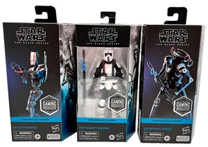 Star Wars Jedi Survivor Action Figures Set Of 3 Gaming Greats Black Series New - Picture 1 of 18