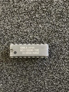 MSM511000B-70RS, 1,048,576-Word x1-Bit DYNAMIC MEMORY:FAST PAGE MODE TYPE DIP18 OKI - Picture 1 of 1