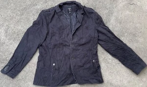 GUESS Black Military Style Womens Button Jacket Size XL - Picture 1 of 5