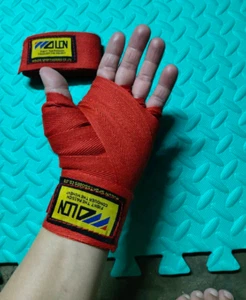 Elastic Cotton Hand Wraps Thai Boxing Muay Thai - Picture 1 of 7