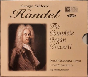 Handel Complete Organ Concerti 4 Disc Box MHS Daniel Chorzempa George Frideric - Picture 1 of 1