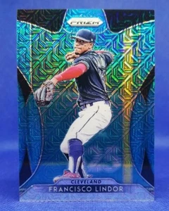 2019 Panini Prizm Blue Mojo /399 Francisco Lindor #61 - Picture 1 of 5