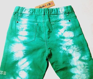 NEW - NWT - RRP $89- Ksubi Kid Skinny Jeans Aqua Tie Dye - Girls 16 Womens 25/26 - Picture 1 of 4