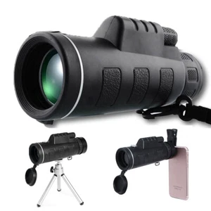 40X60 Monocular Zoom Optical Lens Telescope + Tripod + Clip Set For Mobile Phone - Picture 1 of 7