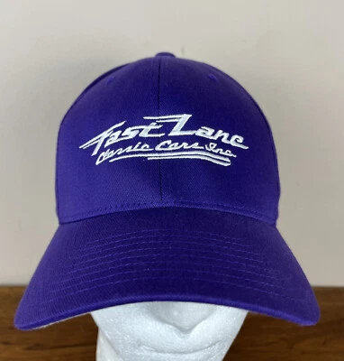 Fast Lane Coches Clásicos Logo Flexfit L-XL Púrpura Flexfit Sombrero Coche Carreras Missouri Foto 1 de 4