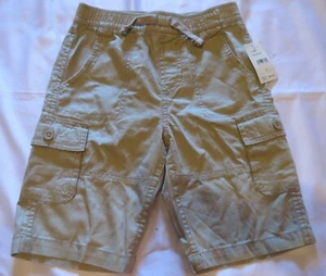 Toddler XL KHAKI Cargo Shorts with Elastic Waist L718SH25 - Picture 1 of 4
